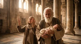 The Old Man Who Held Tomorrow — When Simeon and Anna Finally Saw What They'd Spent a Lifetime Waiting For